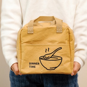 Baoren Premium Insulated Sublimation Tyvek Paper Zipper Closure Unisex Food Picnic Lunch Bag for Children School Use - Product Image 1