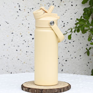 Bouteille spatiale en acier inoxydable de 18oz, fiole isolée sous vide à double paroi, logo personnalisé, verres de voyage en plein air - Product Image 1