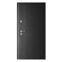 Portes de sécurité minimalistes à ouverture manuelle de qualité export, surface finie, design moderne antivol, personnalisation sur mesure, en métal