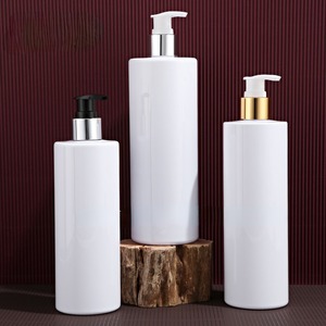Pet trắng hổ phách đen 350ml 400ml 500ml Nhựa dầu gội Lotion chai với Vàng <span class=keywords><strong>Dispenser</strong></span> - Product Image 2
