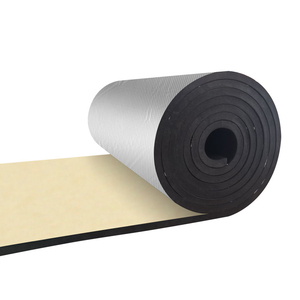 Thermal Insulation NBR PVC Neoprene <b>Foam</b> Rubber Sheet Aluminium Foil for Roof Office Building Insulation - Product Image 4