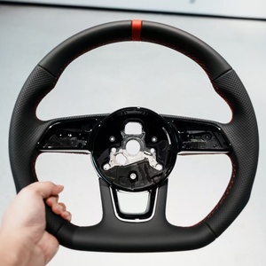 Volante Semiperforado Aplicable para Audi A4LB9A5S4S5A4, Volante Semiperforado Original con Estrella de Retorno - Product Image 1