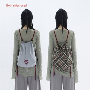 MYFUZZYKON Bolso de hombro/cruzado impermeable y ligero con cuello de cuentas de doble cara - Product Image 2