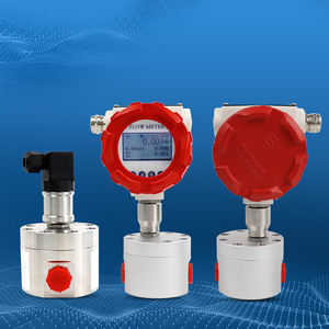 Dn40 Ss304 Ss316l 50mm pengukur aliran gigi bulat air mesin Totalizer <span class=keywords><strong>Digital</strong></span> tipe flensa 400mm pengukur aliran gigi bulat mikro - Product Image 1