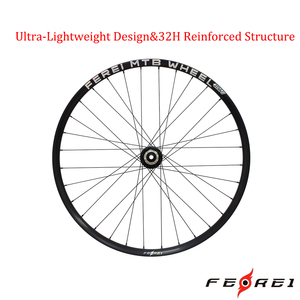 Ferei <span class=keywords><strong>29</strong></span>/27, juego de ruedas de <span class=keywords><strong>bicicleta</strong></span> todoterreno MTB de 5 pulgadas, llantas de aleación de aluminio sin cámara, accesorios de actualización de disco duraderos ligeros - Product Image 3