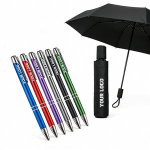 Hot Selling Wholesale Personalized for Advertising Promo Business <b>Gift</b> Custom Logo Metal Aluminum Ballpoint <b>Pen</b> - Product Image 1