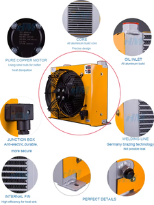 Radiateur refroidisseur d'huile hydraulique AH1470T à refroidissement par ventilateur, état neuf, pour moteurs de plateformes de forage rotatives, finisseuses et trancheuses 200L - Product Image 6