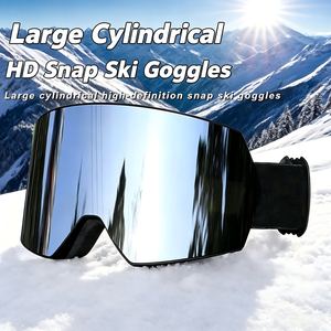 Gafas de Esquí Personalizadas OEM Italianas Antivaho de Doble Capa UV400, Resistentes al Viento y al Agua, Compatibles con OTG, para Deportes de Nieve, con Correa Ajustable - Product Image 1