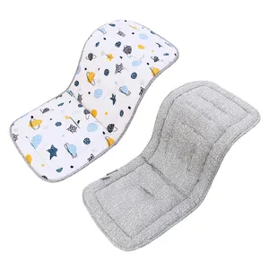 Baby Stroller Pad Universal Cotton Cushion Padding Reversible Seat Liner Prams Buggy Car seat Travel for Infants Newborns Babies