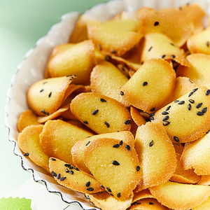 Envío rápido dulce sabor huevos rollo galleta tradición china crujiente huevo rollos aperitivos huevo frito rollos - Product Image 2