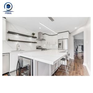 <span class=keywords><strong>Isola</strong></span> da cucina in stile moderno con riporto completo di lusso con Design personalizzato e posti a sedere e carcassa da cucina integrata al quarzo - Product Image 3