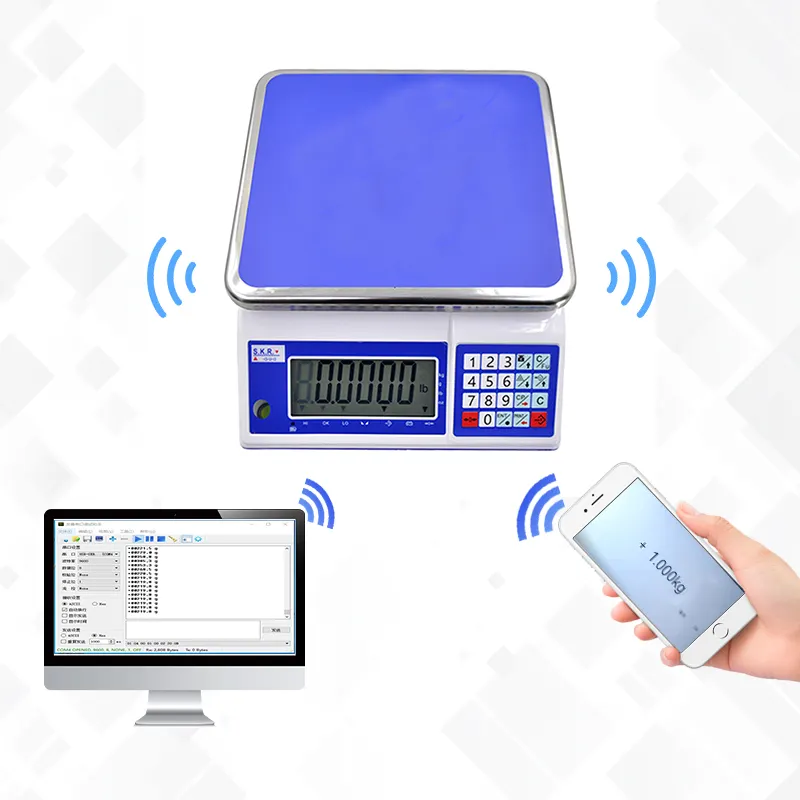 Sakura WN-V3DL Industriële Balans Gewichtsschaal Bluetooth Digitale Weegschaal 25 Kg Weegschaal Met Bluetooth 30Kg
