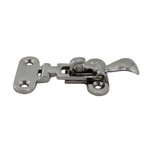 Pince de fixation anti-tintement pour trappe de bateau en acier inoxydable 316 - Loquet de porte de qualité marine poli miroir pour yachts et voiliers - Product Image 4