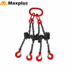 Eslinga de Cadena de Acero Soldada Maxplus, Multibrazo 2 3 4, con Gancho, G80 G100, Galvanizada, Forjada, para Elevación - Product Image 3