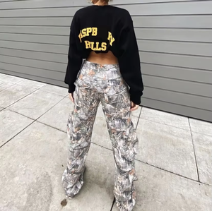 <span class=keywords><strong>Pantaloni</strong></span> Cargo Personalizzati di Alta Qualità 100% Cotone, Stile Paracadutista, Mimetico Real Tree, per Uomo - Product Image 3