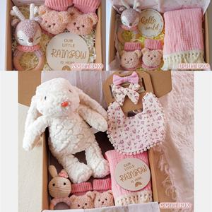Juego de caja de regalo para bebé Kaiyue, caja de regalo para recié<span class=keywords><strong>n</strong></span> nacido de género neutro, ropa de cama personalizada para <span class=keywords><strong>Baby</strong></span> Shower, juego de regalo para bebé de bienvenida - Product Image 2