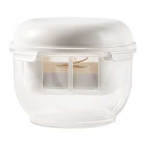 Yaourtière en plastique PP 3L avec couvercle à mailles fines pour yaourt grec, <span class=keywords><strong>fromage</strong></span> et lait végétal fait maison - Product Image 1