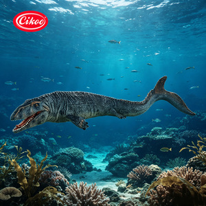 Figuras <span class=keywords><strong>de</strong></span> <span class=keywords><strong>Juguete</strong></span> Realistas <span class=keywords><strong>de</strong></span> <span class=keywords><strong>Mosasaurus</strong></span> y Cretoxyrhina en PVC, Modelos Sólidos <span class=keywords><strong>de</strong></span> Animales Marinos Prehistóricos para Niños, Educación STEM - Product Image 5