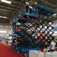 Qiyun Kinglift 18m CE ISO 500kg Plate-forme d'accès au travail mobile Ascenseur hydraulique Ascenseur de manutention