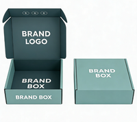 Boîte à bijoux rigide en carton ondulé avec logo personnalisé imprimé, revêtement UV mat, gaufrage et feuille