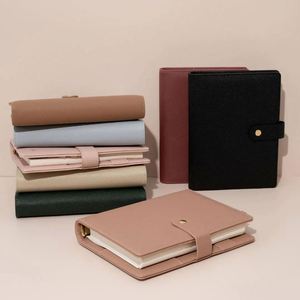 Custom Daily Use A5 Size PU Leather Hardcover <b>Binder</b> <b>Notebook</b> Set Business Student Diary Loose-leaf UV Printing Customizable - Product Image 3