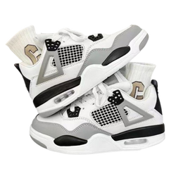 Baskets de basketball tendance style Hong Kong en maille à lacets, amortissantes, légères et antidérapantes pour hommes et femmes - Product Image 2