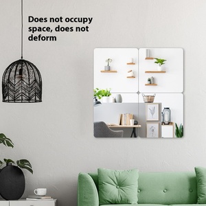Miroir en acrylique doux auto-adhésif Patch Board Salle de bain Miroir de maquillage pour la maison Injection plastique Modling Type - Product Image 5