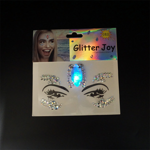 Miễn Phí Mẫu Pha Lê Rhinestone Cơ Thể Đồ Trang Sức Hình Xăm Dán Mặt Đá Quý Thiết Kế Cho Cơ Thể - Product Image 4