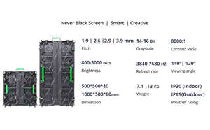 <span class=keywords><strong>Alquiler</strong></span> <span class=keywords><strong>de</strong></span> Escenarios para Eventos <span class=keywords><strong>de</strong></span> Boda, Soporte para Celebraciones Navideñas y Videoconferencias, Pantalla LED P2.6 HD para Escenarios - Product Image 3