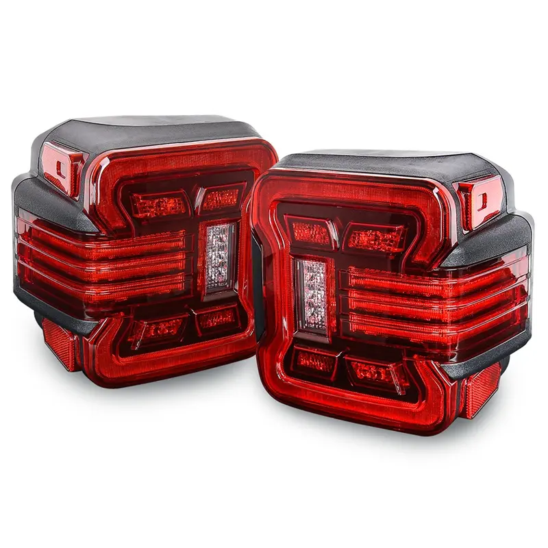 OVOVS Auto accessories 12V LED tail light with brake DRL turn signal reverse US version tail lamp for Jeep Wrangler JK