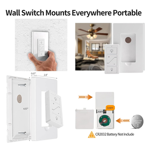 Smart WiFi Touch pannello interruttore a parete telecomando ABS <span class=keywords><strong>Dimmer</strong></span> interruttore luce 220V/120V tensione Max compatibile con noi/UK/EU - Product Image 3