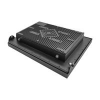 Écran tactile capacitif de couverture CNC mural de 17 pouces Surface IP67 entièrement étanche avec protection de couverture Panel PC industriel