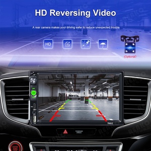 عالمي مشغل <span class=keywords><strong>MP5</strong></span> للسيارة 1 Din 7 "شاشة تعمل باللمس تدعم عكس الكاميرا ستيريو - Product Image 3