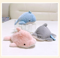 Boneka Hewan Laut Lumba-lumba 30cm, Mainan Plush Dekompresi Isi Kapas PP Super Lembut, Mainan Penenang, Hadiah Ulang Tahun Liburan untuk Pasangan, Claw