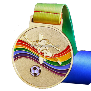 Medallas Deportivas Personalizadas de Metal con Cinta para Maratón, Carreras de 5k y <span class=keywords><strong>10k</strong></span>, Natación y Fútbol, Fabricante de Medallas - Product Image 4