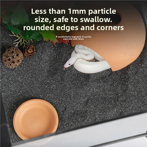 ทรายแคลเซียมสำหรับสัตว์เลี้ยงขนาดเล็ก เช่น ตุ๊กแกเครา ปูเสฉวน และสัตว์เลื้อยคลานในทะเลทราย เหมาะสำหรับตกแต่งตู้เลี้ยงสัตว์ - Product Image 4