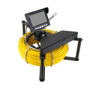 4.3 moniteur caméra d'inspection des égouts 20m vidange 17MM pipeline d'égout endoscope industriel avec batterie 4500mA 16G carte DVR - Product Image 4