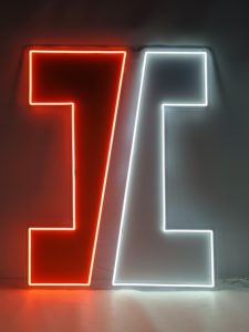 Insegna al Neon a Forma di Cuore Personalizzabile OneRed per Matrimoni, Consegna Rapida, Vendita all'Ingrosso - Product Image 1