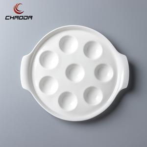 Assiette Moderne de Luxe en <span class=keywords><strong>Porcelaine</strong></span> Écologique de 7 à 11 Pouces, Modèle Double Oreille ou <span class=keywords><strong>Escargot</strong></span>, pour Hôtels, de Guangdong - Product Image 3