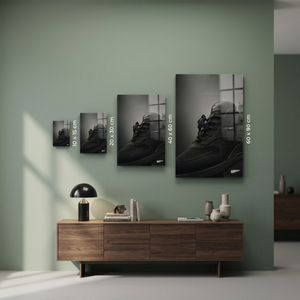 Impression murale en métal avec finition en verre, intitulée « La montée de la maîtrise » - Product Image 3