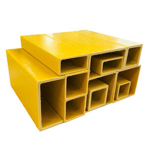 FRP Epoxyhars Glasvezel Vierkante Buis Pultrusie Profielen voor de Bouw - Product Image 1