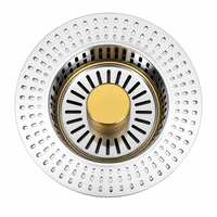 Filtre de vidange pour évier de cuisine en acier inoxydable 304, maille fine, anti-colmatage, réutilisable, facile à nettoyer