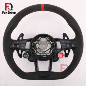 Disponibile Volante Riscaldato in Pelle Completa con Paddle del Cambio per <span class=keywords><strong>Audi</strong></span> A3 A4L A5 A6L A7 Q2L Q3 Q5 Q5L Q7 <span class=keywords><strong>TT</strong></span>/TTS Coupé Roadster - Product Image 6