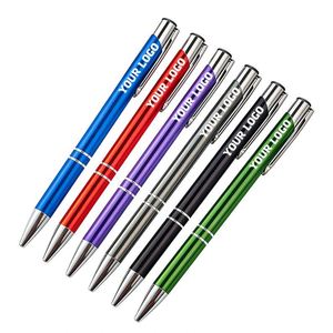 Stylo bille métallique de qualité supérieure avec logo gravé au laser pour l'éducation et la publicité d'accueil - Product Image 1