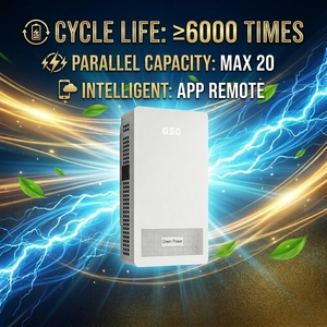 Batterie LiFePO4 48V 200Ah 15kWh à câblage rapide, norme UE, pour système solaire résidentiel hybride mural - Product Image 1