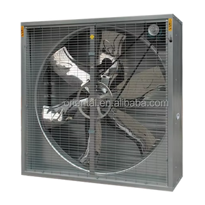 Ventilateur d'extraction de marteau à flux axial robuste industriel Big Air avec obturateur lame en acier inoxydable de produit à haute efficacité - Product Image 1
