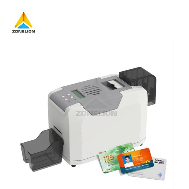 S16 Desktop Single-Sided PVC ID Card Thermal Printer 300DPI High Resolution