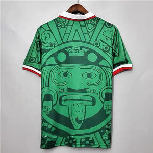 Camiseta clásica de fútbol de México casa Los Mexicanos <span class=keywords><strong>futbol</strong></span> de México equipo nacional de fútbol Jersey Retro México Jersey Fútbol - Product Image 2