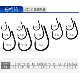 New carbon cao thép không gỉ biển câu cá móc vòng tròn Mustad cá móc - Product Image 3