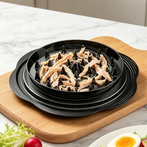 Trituradora de Carne de Plástico Resistente de Grado Alimenticio con Cubierta Transparente, Diseño Ergonómico para Uso en Restaurantes y Cocinas - Product Image 3